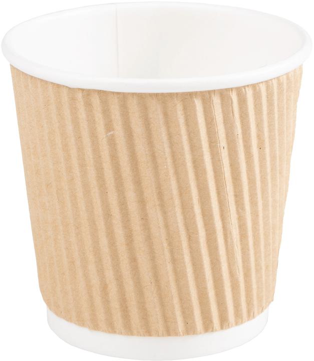 Produktbild Elco Coffee to Go Becher 1dl 89220100 braun, gerippt, 12Stk. (12 x)