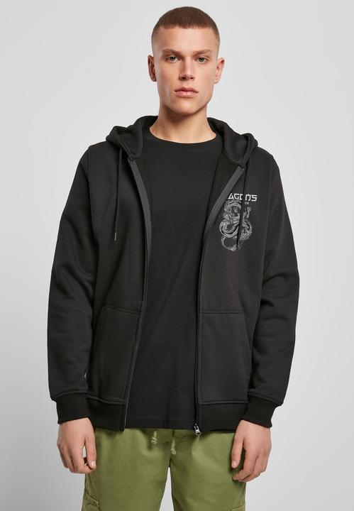 Immagine prodotto Mister Tee Felpa con cappuccio Dragons Never Die Heavy Zip - 132739 (5XL)