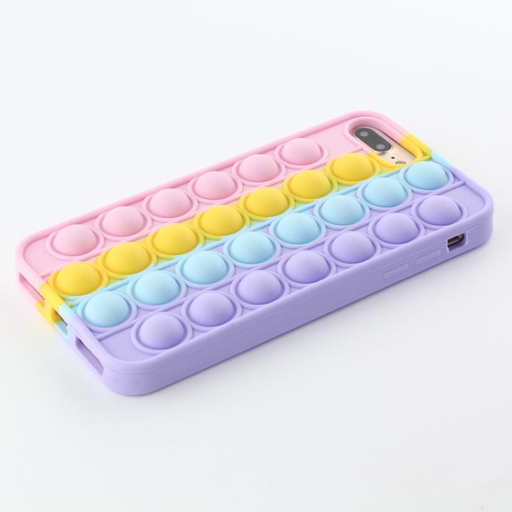 Immagine prodotto PhoneLook Manica in silicone bolle antistress arcobaleno (Apple iPhone 7 Plus)