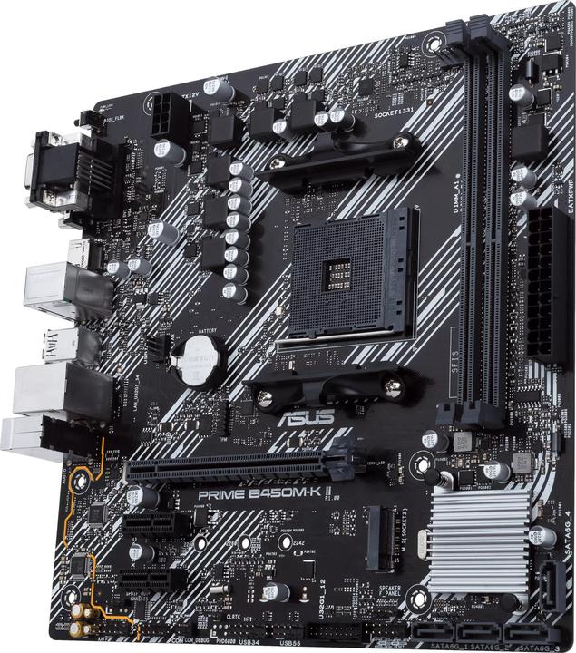 Produktbild ASUS PRIME B450M-K II (AM4, AMD B450, mATX)