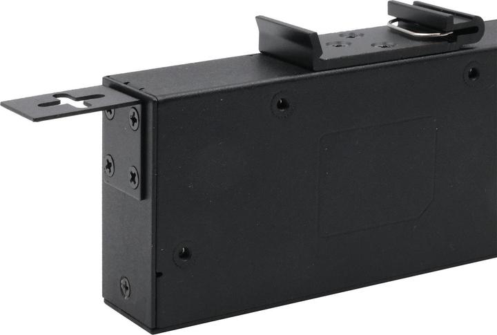 Image du produit Exsys 4 ports USB 3.2 Gen 1 HUB Boîtier métallique, câble USB 3.0, rail Din et support mural inclus (USB-B, 4 Ports)