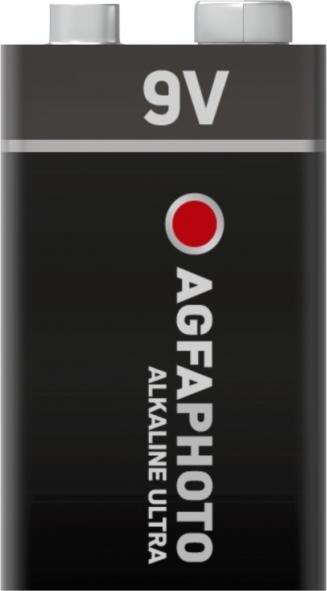 Produktbild AGFAPHOTO Ultra 6LR61 9 V Block-Batterie Alkali-Mangan 9 V 1 St. (1 Stk., AA)