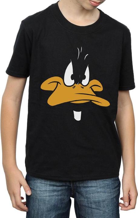 Actual product image Looney Tunes Boys Daffy Duck Big Face T-Shirt (152, 158)