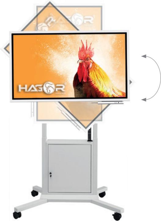 Immagine prodotto Hagor Mobile Lift Pro Light III Flip (55", 45 kg)