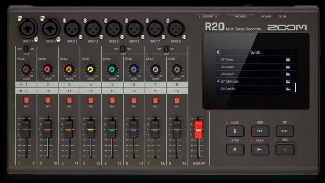 Actual product image Zoom R20 (Studio- and Livemixer)
