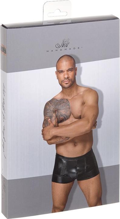 Produktbild Noir Handmade Wetlook shorts with PVC pleats (S)