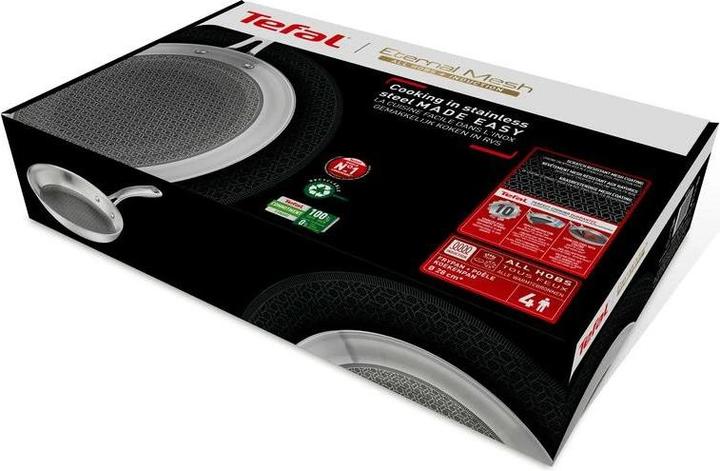 Actual product image Tefal Eternal Mesh (28 cm, Frying pan, Stainless steel)