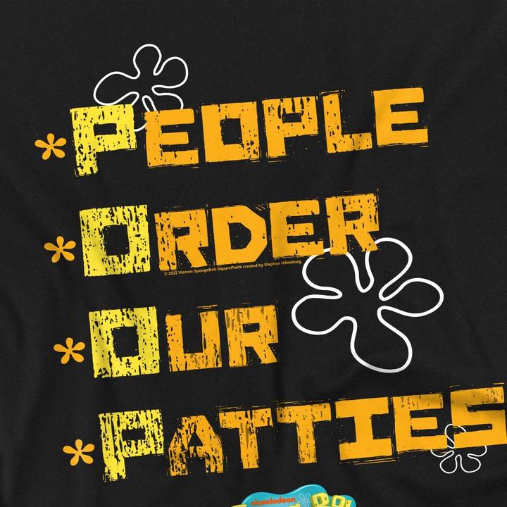 Produktbild Spongebob Squarepants People Order Our Patties TShirt (S)