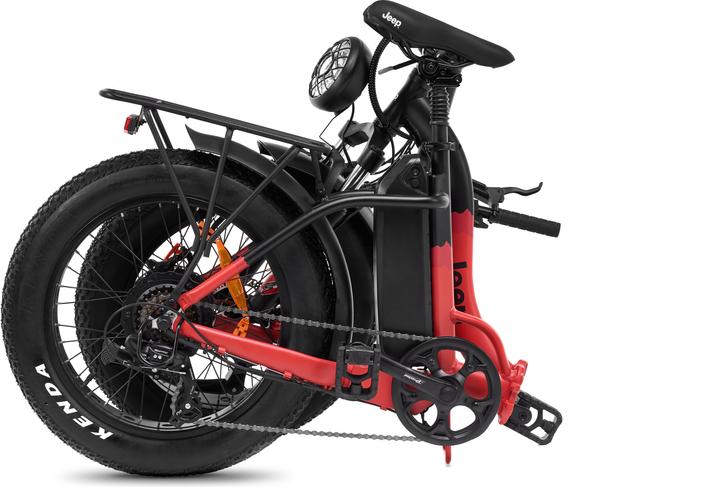 Image du produit Jeep E-bikes Phoenix Noir/Rouge Aluminium Taille unique