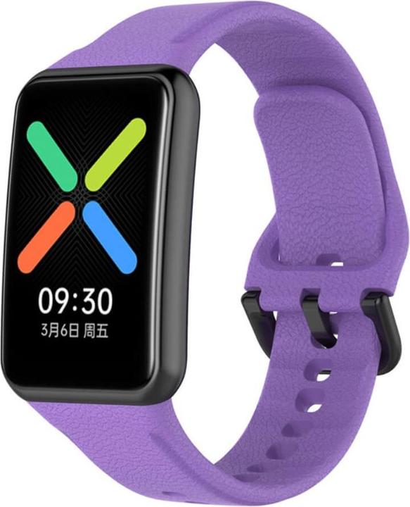 Actual product image Cover-Discount OPPO Watch Free - Silicone Replacement Strap purple (Silicone)