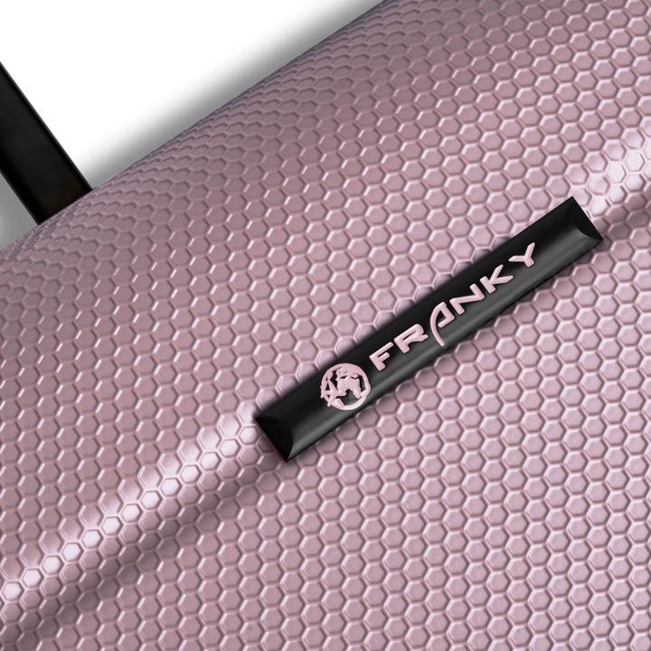 Immagine prodotto Franky Munich 4.0 set di valigie a 4 ruote 3 pezzi con piega elastica (199 l, XL (da 115l))