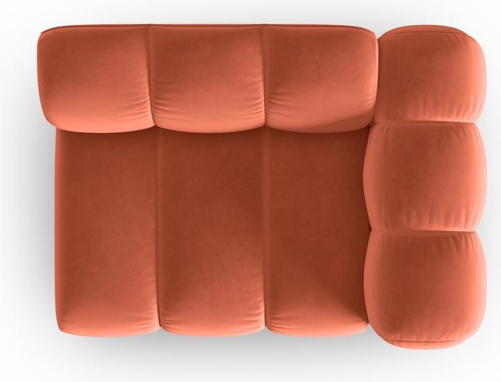 Actual product image Micadoni Velvet Modul Right, "Lupine", 1 Seat, 115x95x70Made in Europe (2 person sofa, 3-seater, 4-seater)