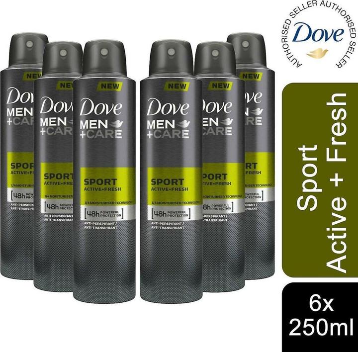 Image du produit Dove Men Care Sport Active Fresh 48h Anti-transpirant Ve Spreji (Spray, 250 ml)