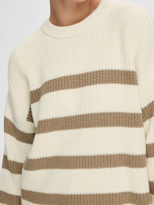Produktbild Selected Femme Gestreifter Strickpullover (XL)