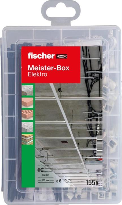 Actual product image Fischer 553345 Cable tie detachable cable tie (Plastic cable ties, 1 pcs.)