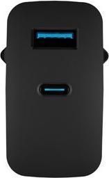 Actual product image Genesis Ladowarka sieciowa Natec Ribera Gan 1x USB-A + 1x USB-C 45W czarna (45 W)