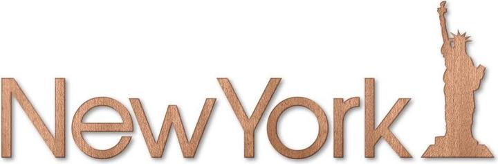 Actual product image Trenddeko Lettering New York with Statue of Liberty (131 x 40 cm)