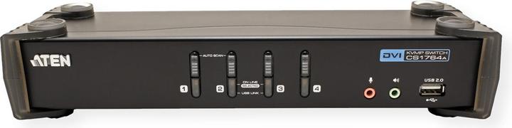 Produktbild Aten CS1764A, 4 Port KVM Switch, 2x USB, DVI