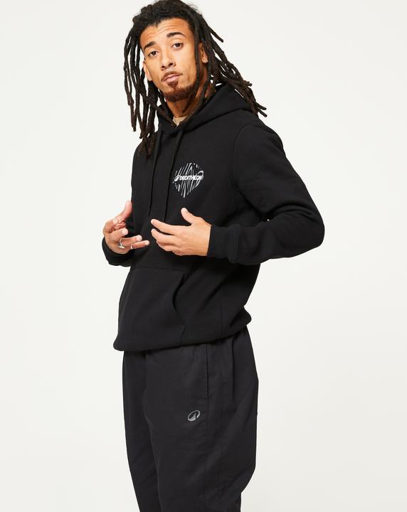 Starever Kapuzenpullover Herren Urban Dance warm und bequem - schwarz