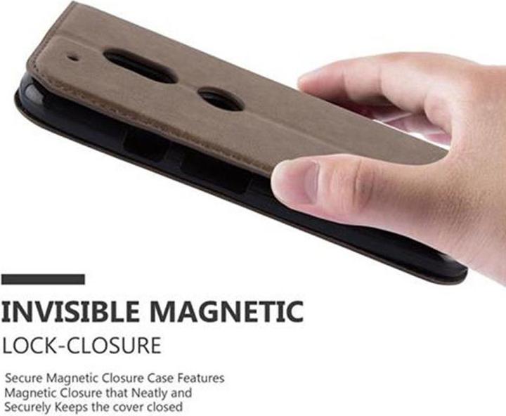 Productafbeelding Cadorabo Boek Onzichtbare Magneethoes (Motorola Moto G4 Play)