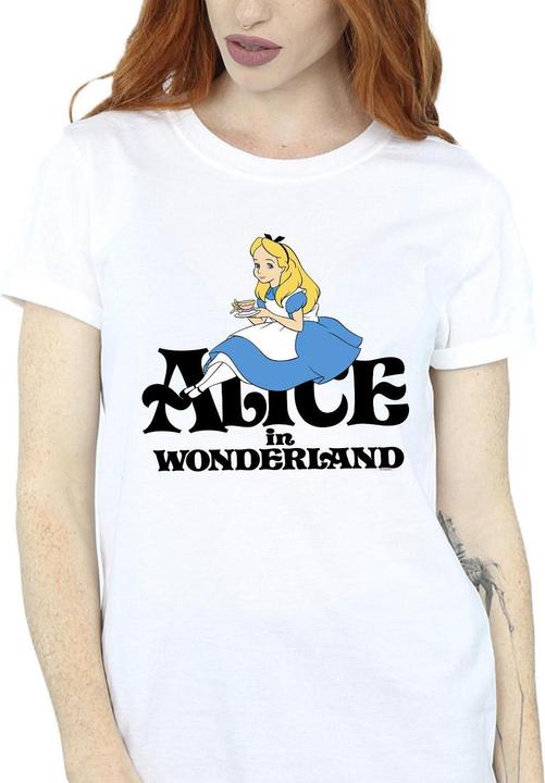 Immagine prodotto Disney Alice In Wonderland Tea Drinker Classic Maglietta Ampia Donna (XL)