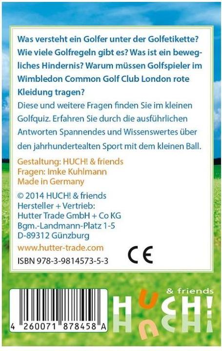 Immagine prodotto Il piccolo quiz sul golf (Tedesco)
