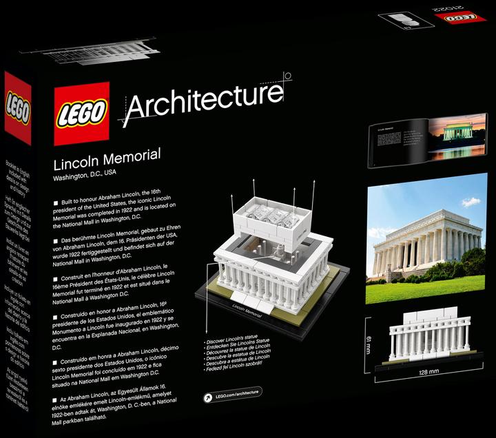 Produktbild LEGO Architecture Lincoln Memorial (21022, LEGO Architecture)