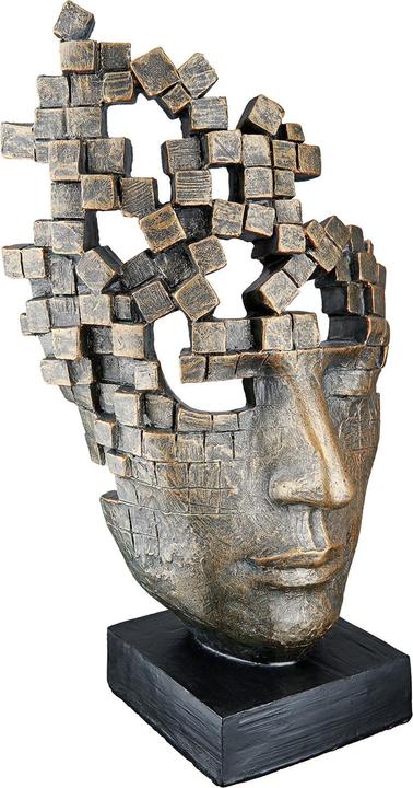 Image du produit Gilde Visage, Male Mask, bronze H : 30 cm