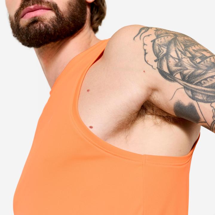 Produktbild Domyos Tank Top Herren atmungsaktiv - orange (XL)