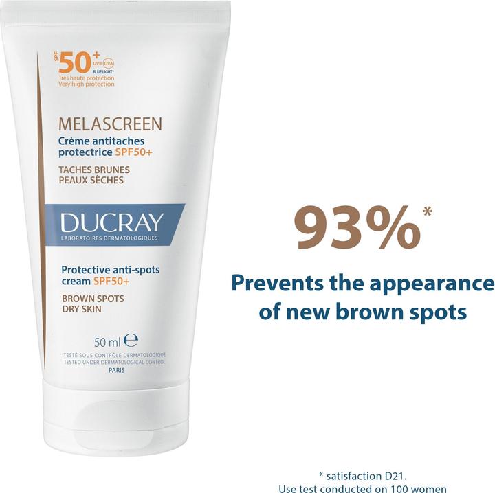 Immagine prodotto Ducray Crema Melascreen anti-macchie (Crema solare viso, SPF 50+, 50 ml, 68 g)