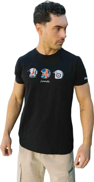 Actual product image Lambretta Mens SS25 Helmet T-Shirt (XL)