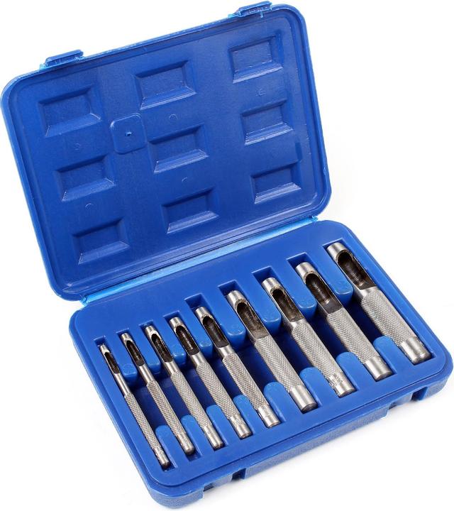 Produktbild XPOtool Locheisen Set 3-12mm Lochpfeifen Carbonstahl Lochstanze Lochschneider