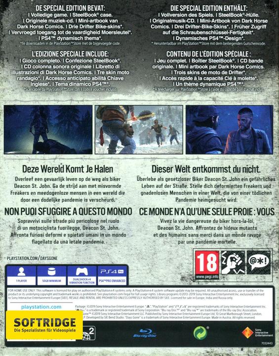 Immagine prodotto Sony Giorni passati - Steelbook (PS4, Multilingue)