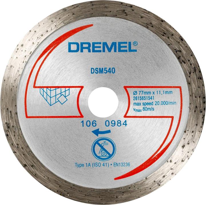 Actual product image Dremel Tile diamond cutting disc (1 piece)