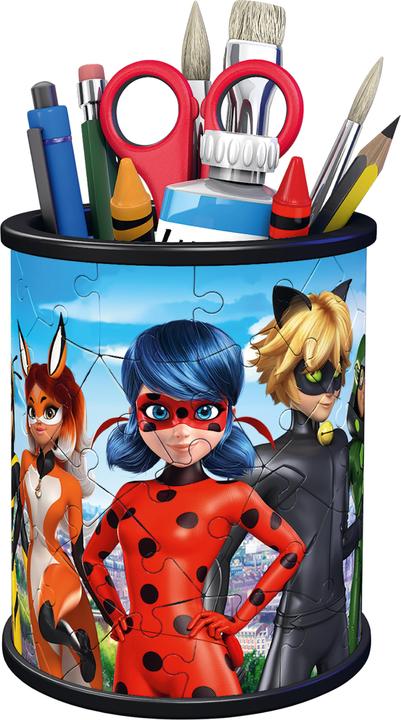 Produktbild Ravensburger 3D Puzzle 11278 - Utensilo Miraculous - 54 Teile - Stiftehalter für Miraculous-Fans ab (54 Teile)