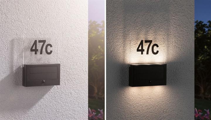 Image du produit Paulmann Numéros de maison solaires (27 lm, IP44)