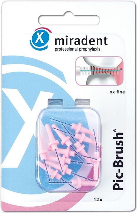 Produktbild Miradent Pic-Brush Refill Ersatzbürsten (12 x)