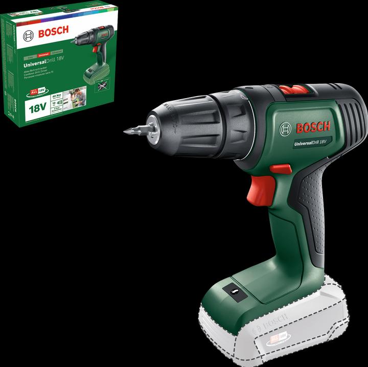 Schrauberbit, Kartonverpackung, Bosch UniversalDrill 18 V