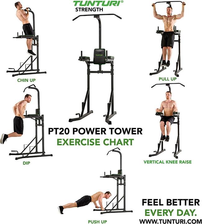 Actual product image Tunturi Klimmzugstation Power Tower PT20
