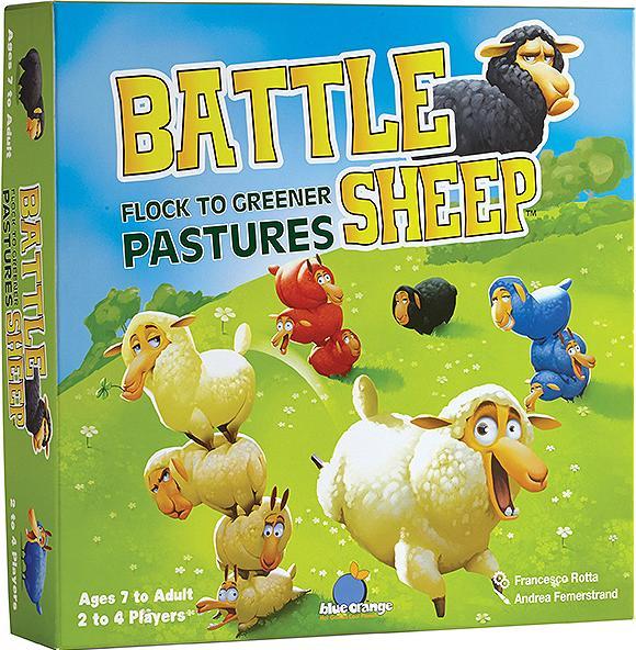 Actual product image Blue Orange Battle Sheep (German, English, French, Italian)