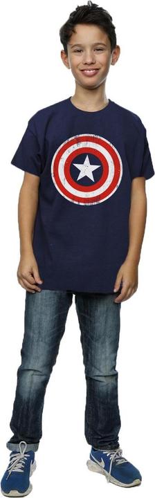 Produktbild Captain America Cracked Shield TShirt Jungen (152, 158)