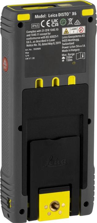 Immagine prodotto Leica Geosystems Disto X6 (250 m, 635 nm)