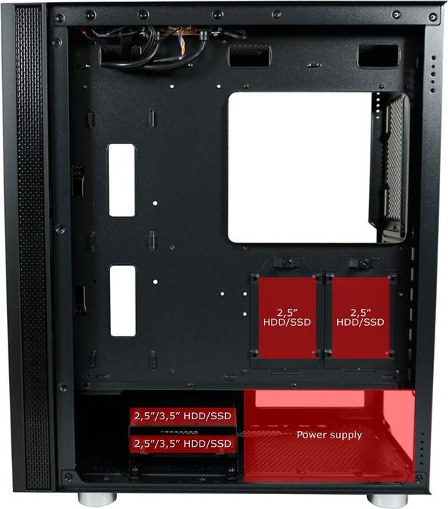 Produktbild LC-Power Gehuse 8000B ohne Netzteil retail (E-ATX, ATX, Mini-ITX, mATX)