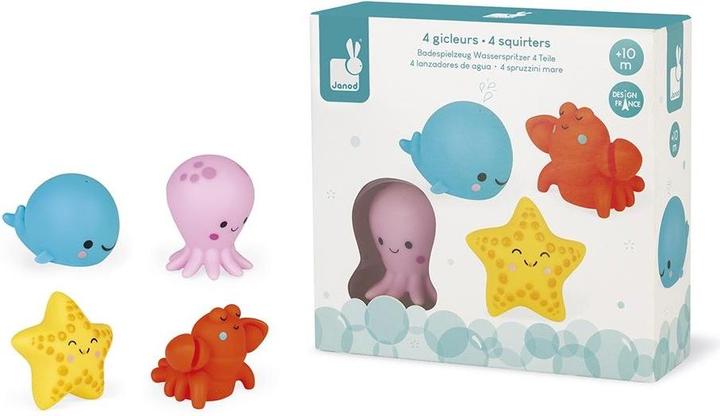 Image du produit Janod 4 animaux de la mer