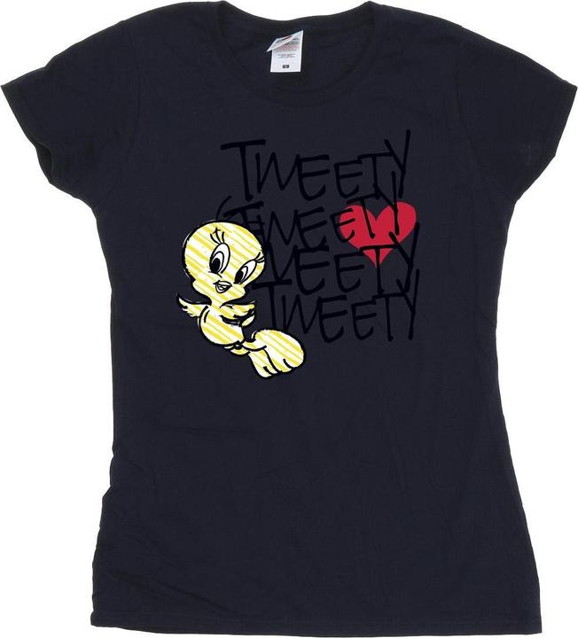 Produktbild Looney Tunes Tweety Love Heart TShirt (XXL)