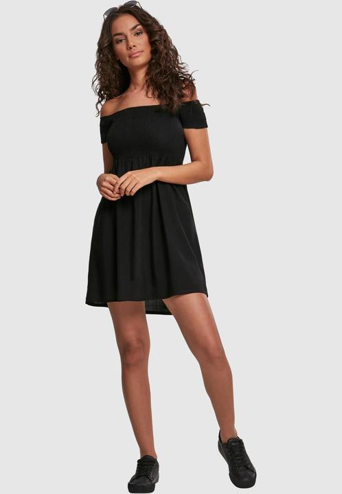 Actual product image Urban Classics Ladies Smoked Off Shoulder Dress (M)