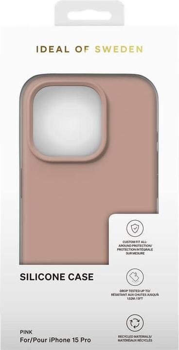 Image du produit iDeal Of Sweden Couverture silicone design Blush Pink (Apple iPhone 15 Pro)