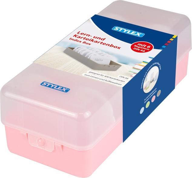 Produktbild Stylex Lern und Karteikartenbox (A8)
