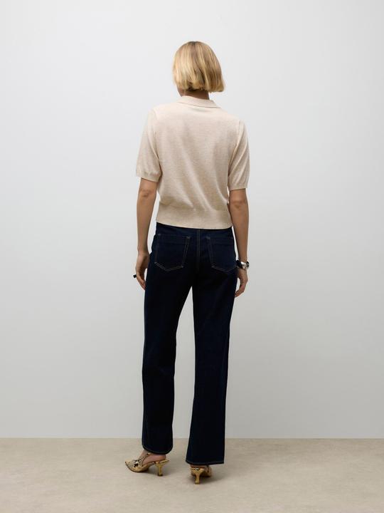 Actual product image Vero Moda AWSIKITA Gestricktes Poloshirt Polo (L)
