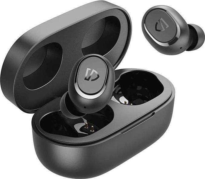 Soundpeats TrueFree2 earphones (black) (No noise cancelling, Wireless)
